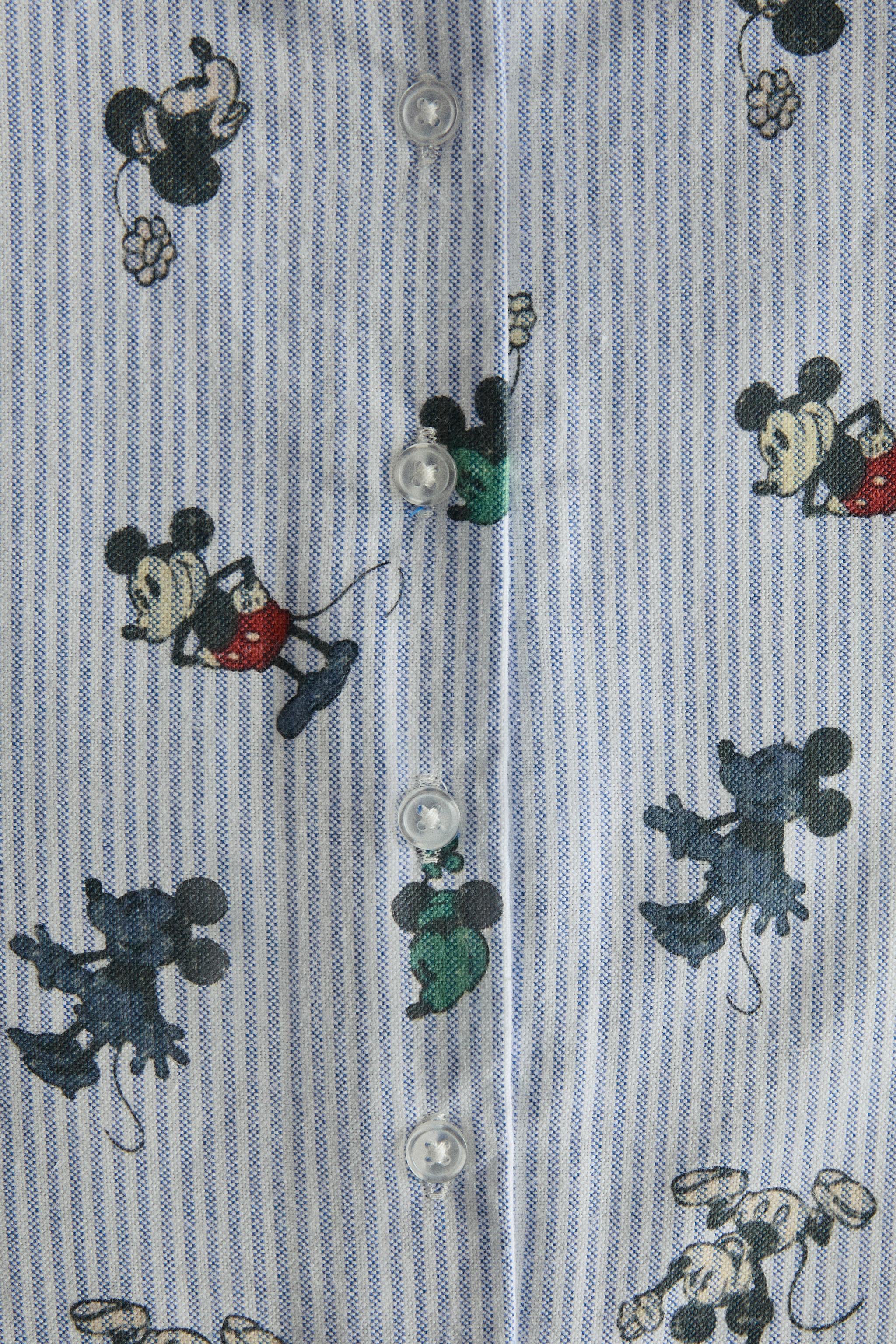 BABY MICKEY & MINNIE ©DISNEY FLANNEL FOOTED ROMPER